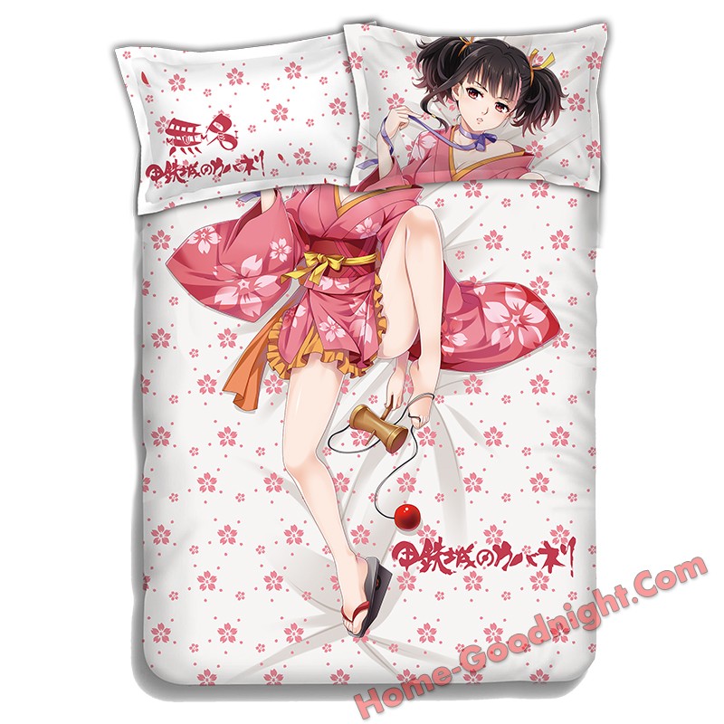 Mumei - Kabaneri of the Iron Fortress Anime Bedding Sets,Bed Blanket & Duvet Cover,Bed Sheet